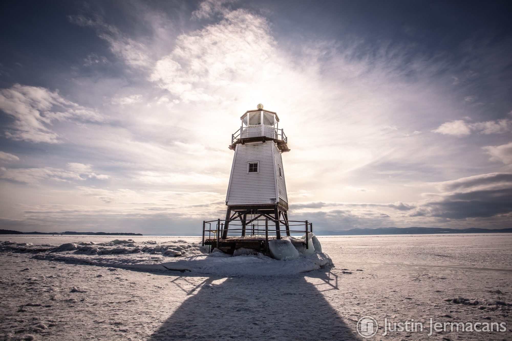 Frozen Lake Champlain 3/3/19 - Burlington, VT