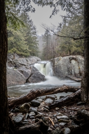 Rainy Day at Buttermilk Falls 4/29/20 - Ludlow, VT